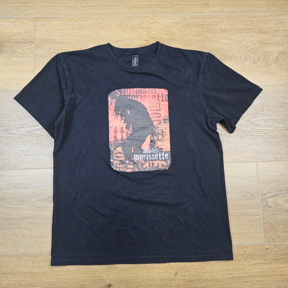 Vintage Vibe Alanis Morissette Cleveland Graphic Tee Shirt Medium